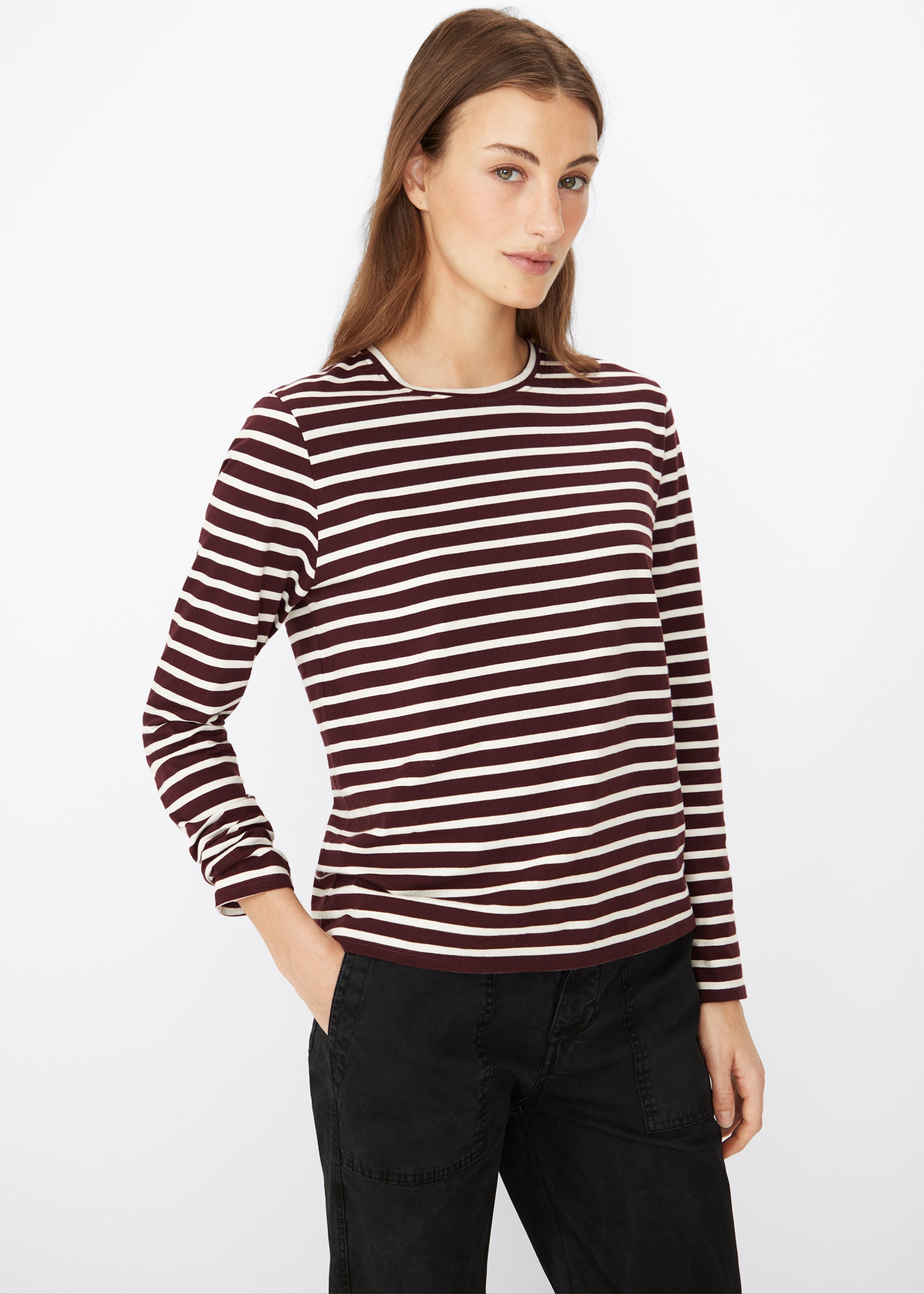 KULE long selling sleeved striped shirt - The modern long