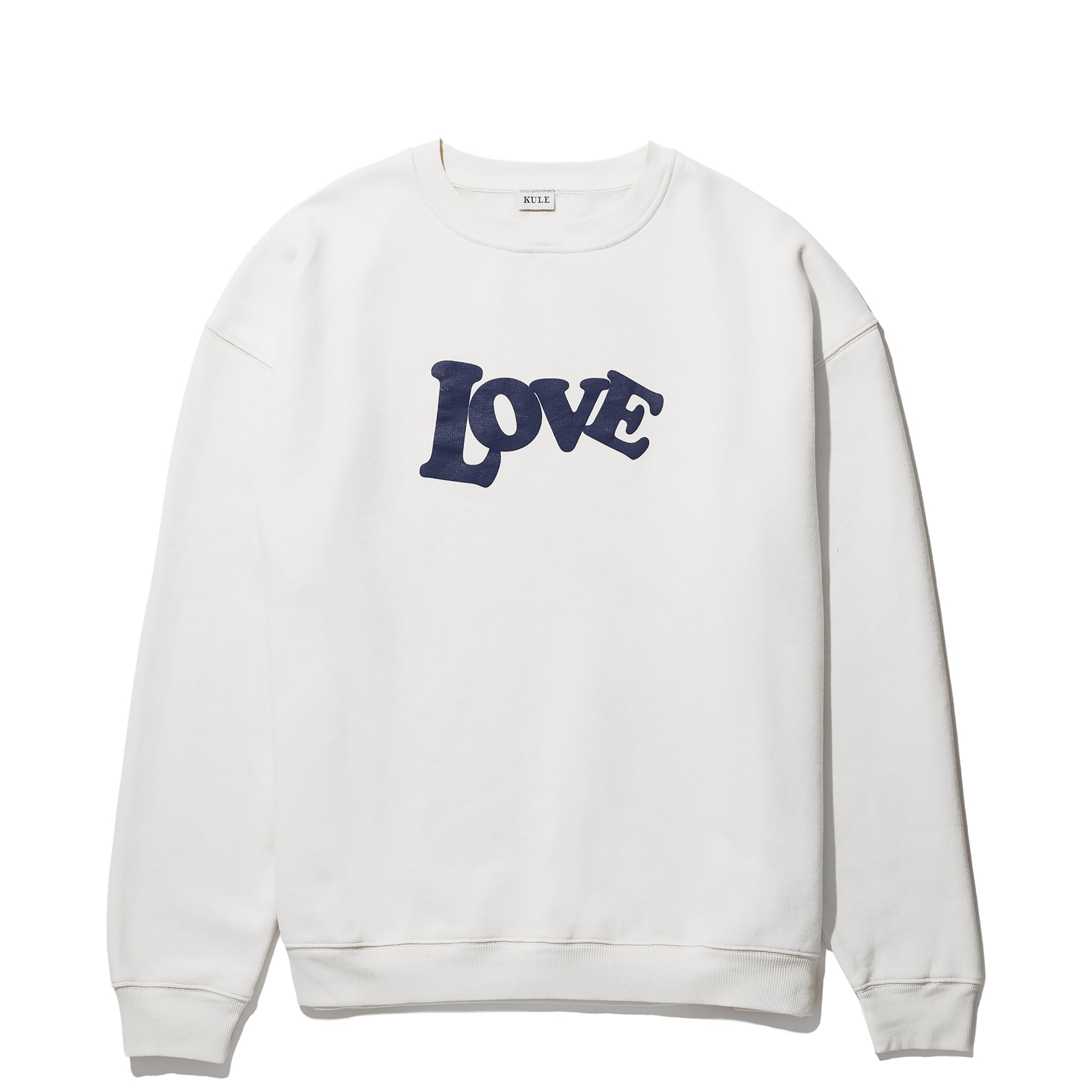 The Oversized All Over Heart Sweatshirt - Heather Grey Size Xs by KULE